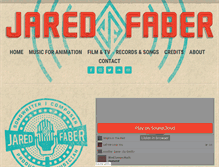 Tablet Screenshot of jaredfaber.com